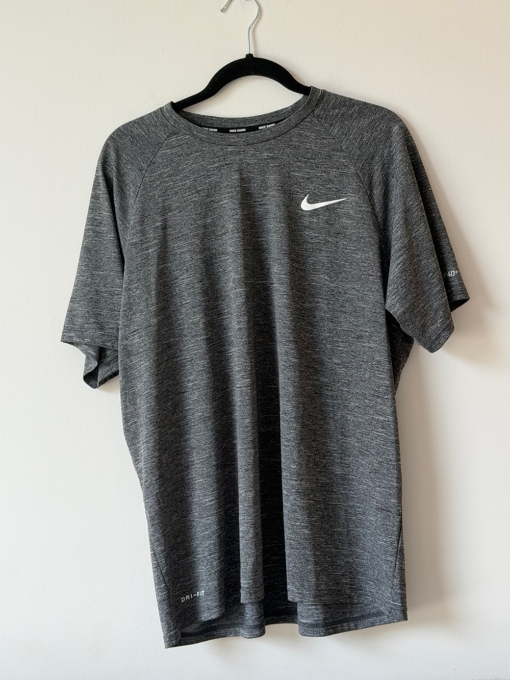 Nike Men's Heathered Charcoal Short Sleeve Performance Tee
